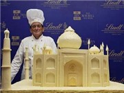 Bóng đá anh, ngoại hạng anh, lịch thi đấu euro 2012, Đền Taj Mahal bằng chocolate   